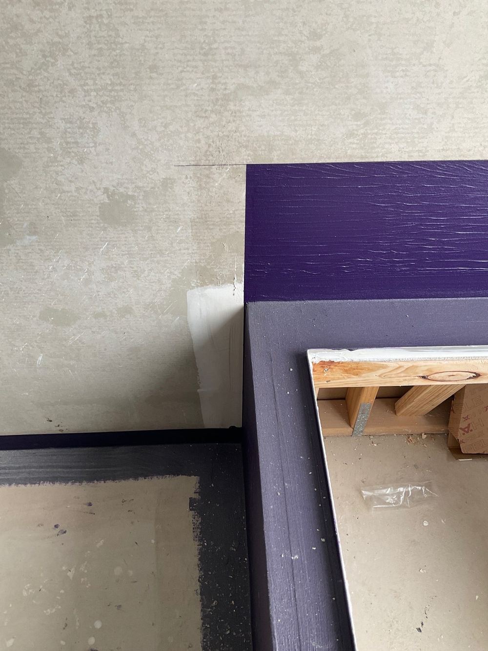 Bath hob junction not waterproofed the full 40mm each side, found during a waterproofing inspection in Tarneit